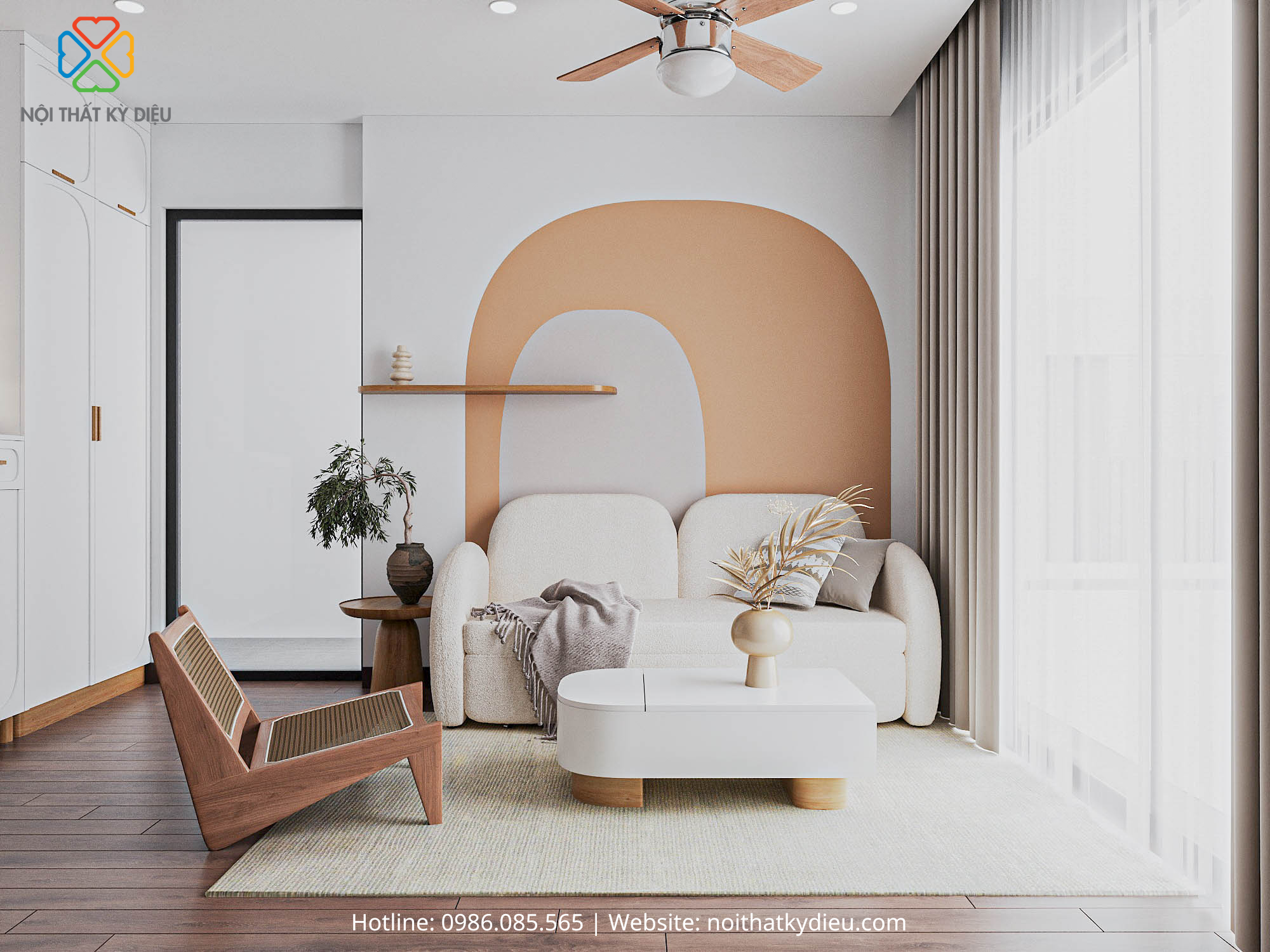 Tổng hợp 50+ Mẫu Nội Thất Phòng Ngủ Thông Minh Tối Ưu Diện Tích Cho Không Gian Nhỏ 5 noi-that-phong-ngu-thong-minh