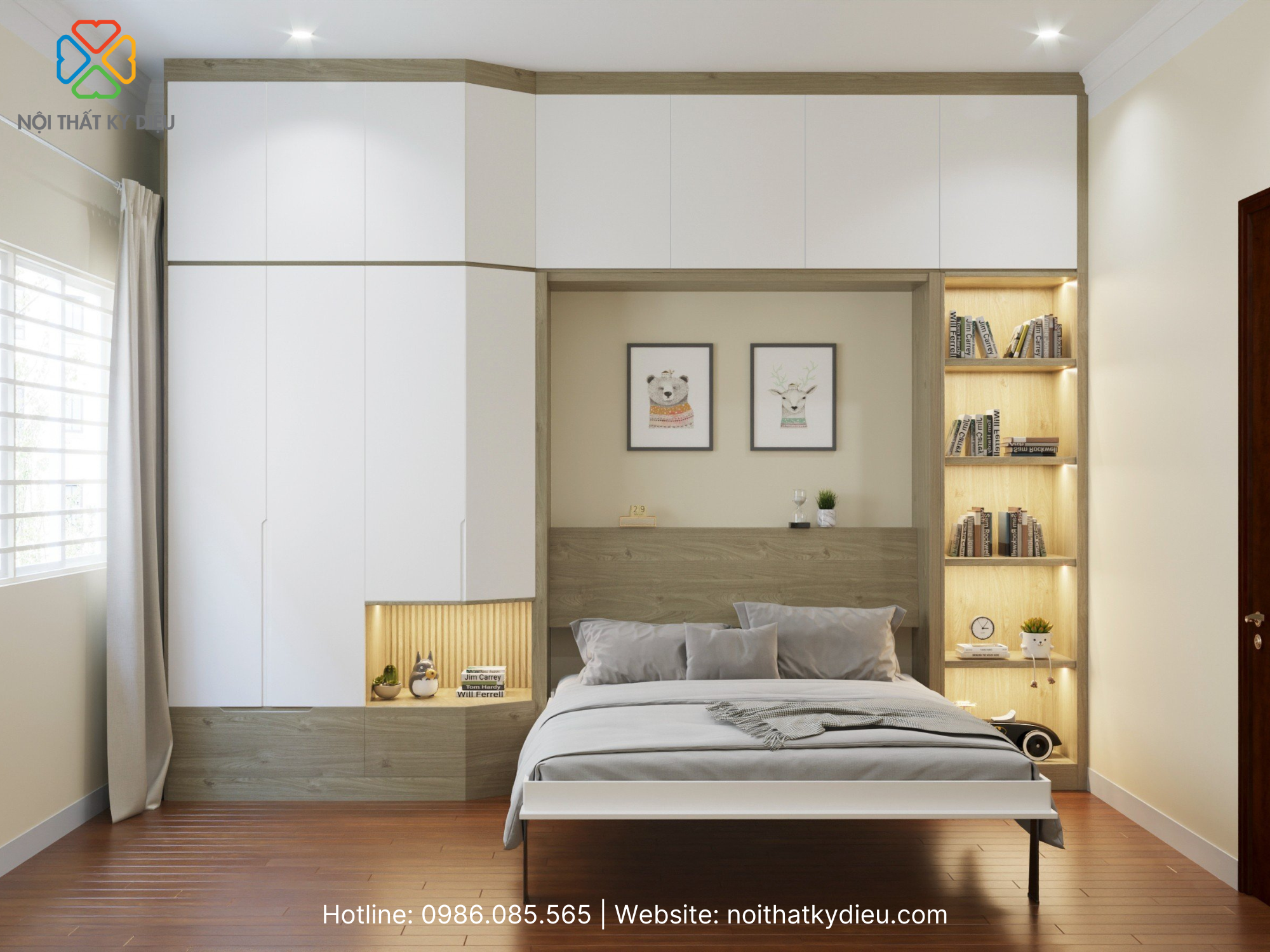 Thiết Kế Phòng Ngủ Hẹp: Nghệ Thuật Tối Ưu Không Gian 7 thiet-ke-phong-ngu-hep