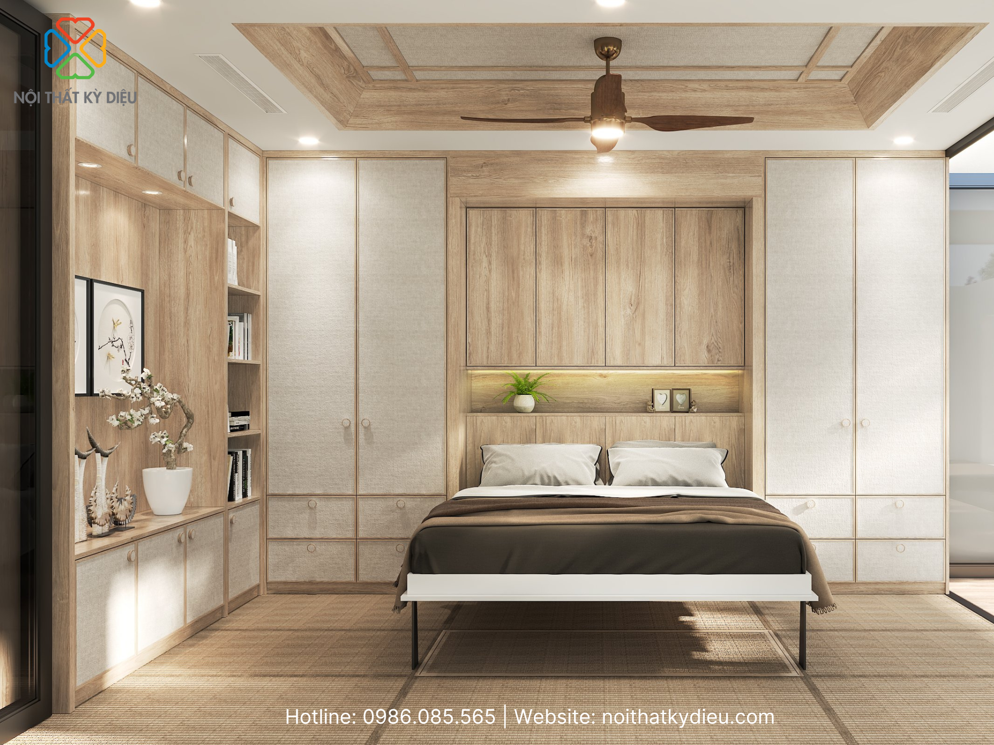 Tổng hợp 50+ Mẫu Nội Thất Phòng Ngủ Thông Minh Tối Ưu Diện Tích Cho Không Gian Nhỏ 2 noi-that-phong-ngu-thong-minh
