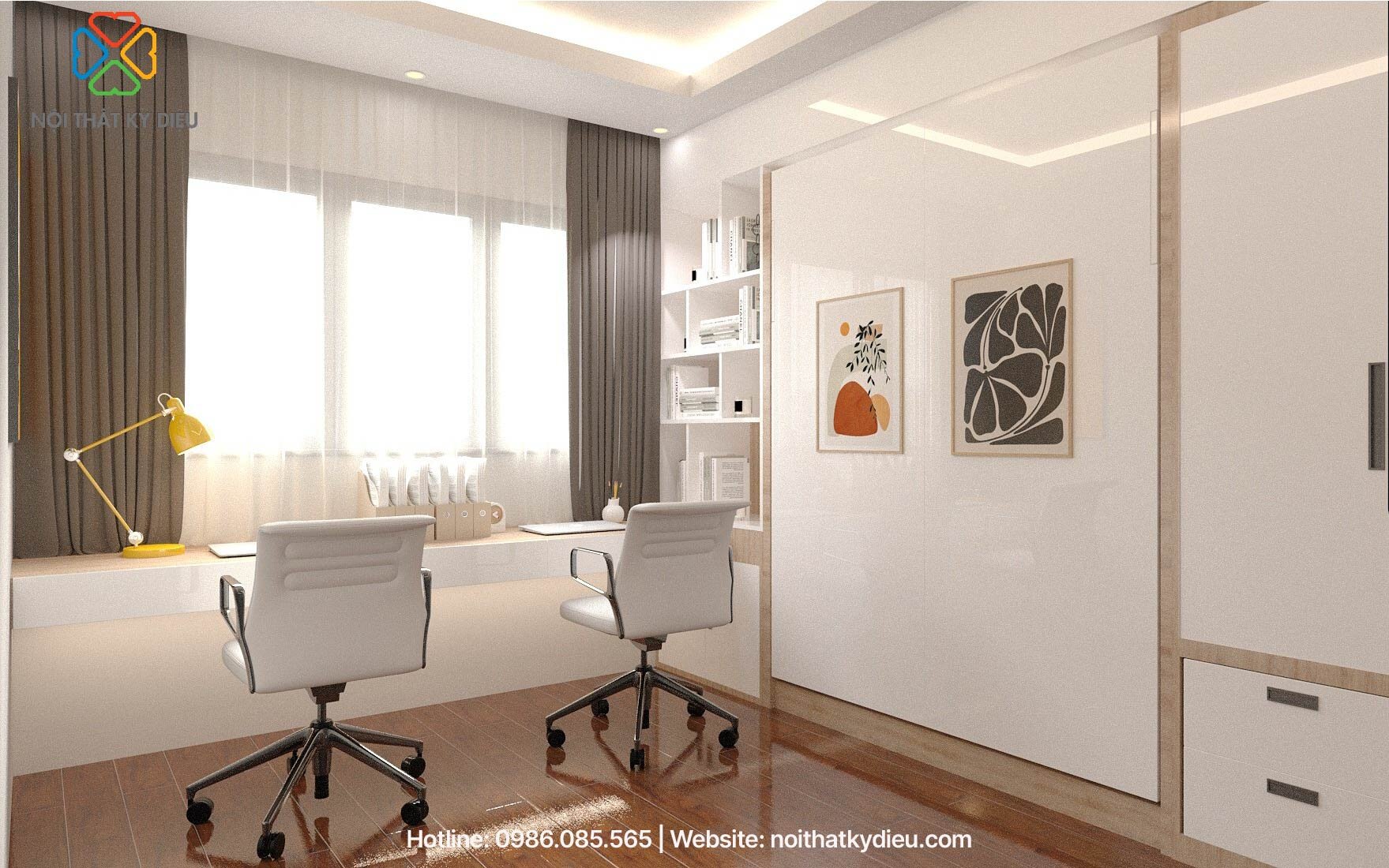 Nội thất phòng ngủ nhỏ 10m2: Bí quyết tối ưu không gian sống 5 noi-that-phong-ngu-nho-10m2