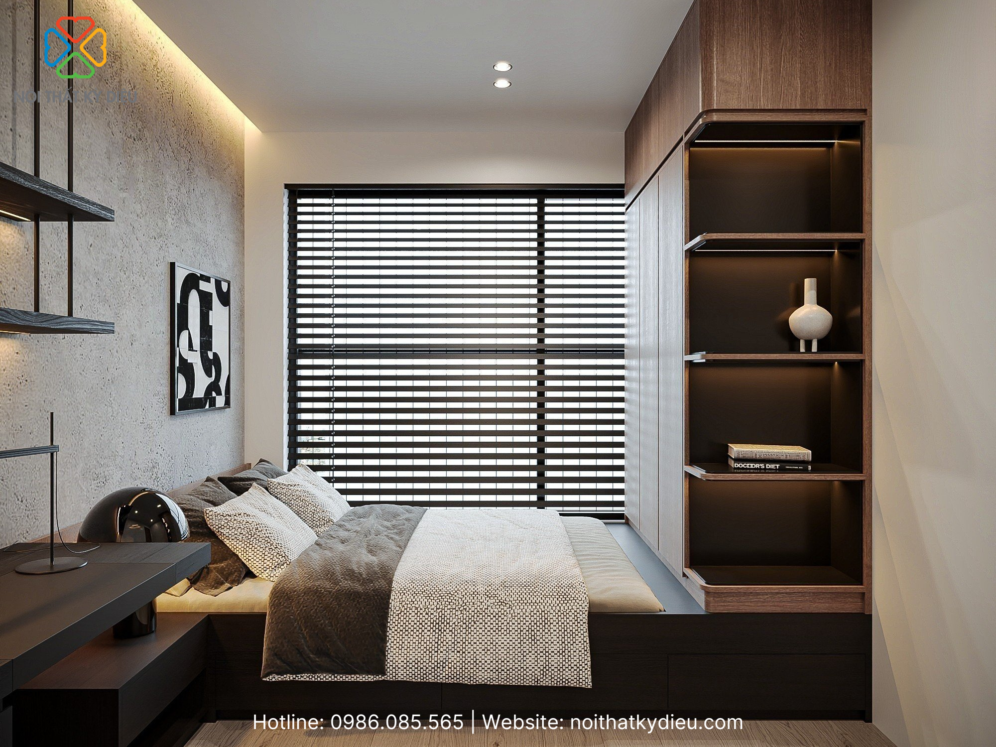 Thiết Kế Phòng Ngủ Hẹp: Nghệ Thuật Tối Ưu Không Gian 5 thiet-ke-phong-ngu-hep