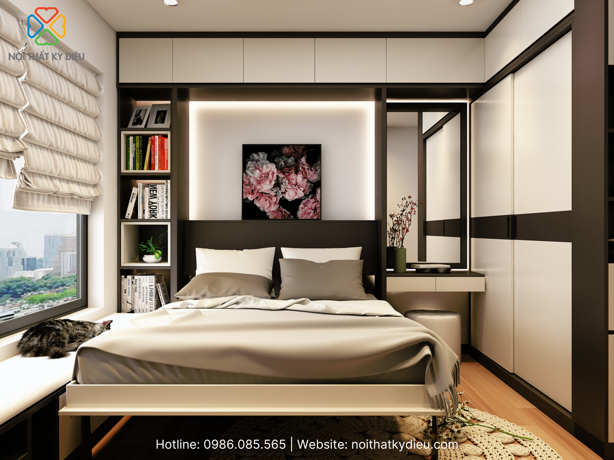 Thiết Kế Phòng Ngủ Hẹp: Nghệ Thuật Tối Ưu Không Gian 4 thiet-ke-phong-ngu-hep