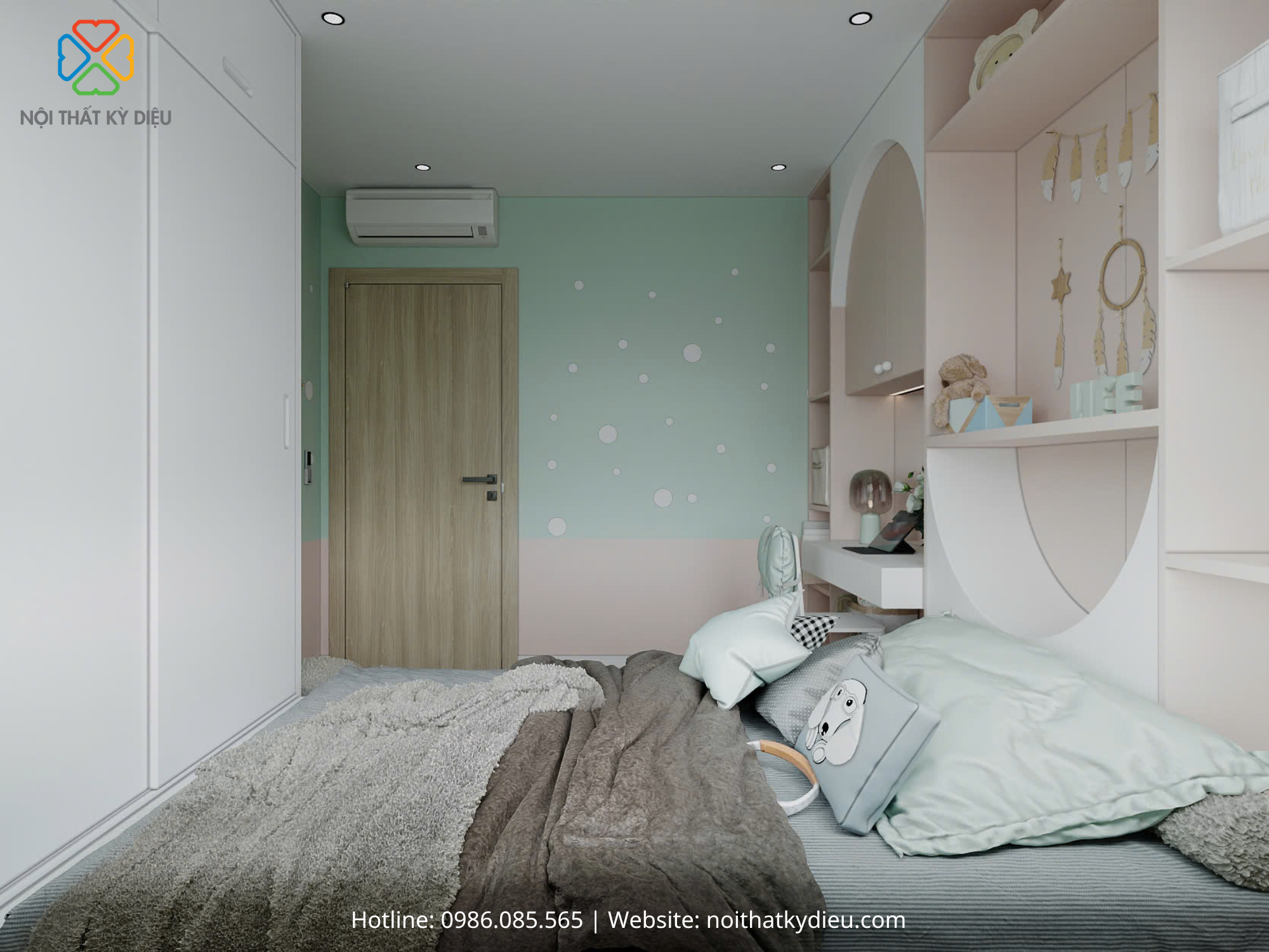 Nâng Tầm Không Gian Sống Với Thiết Kế Nội Thất Căn Hộ 75m2 Hiện Đại Tại Vinhomes Ocean Park 13 386