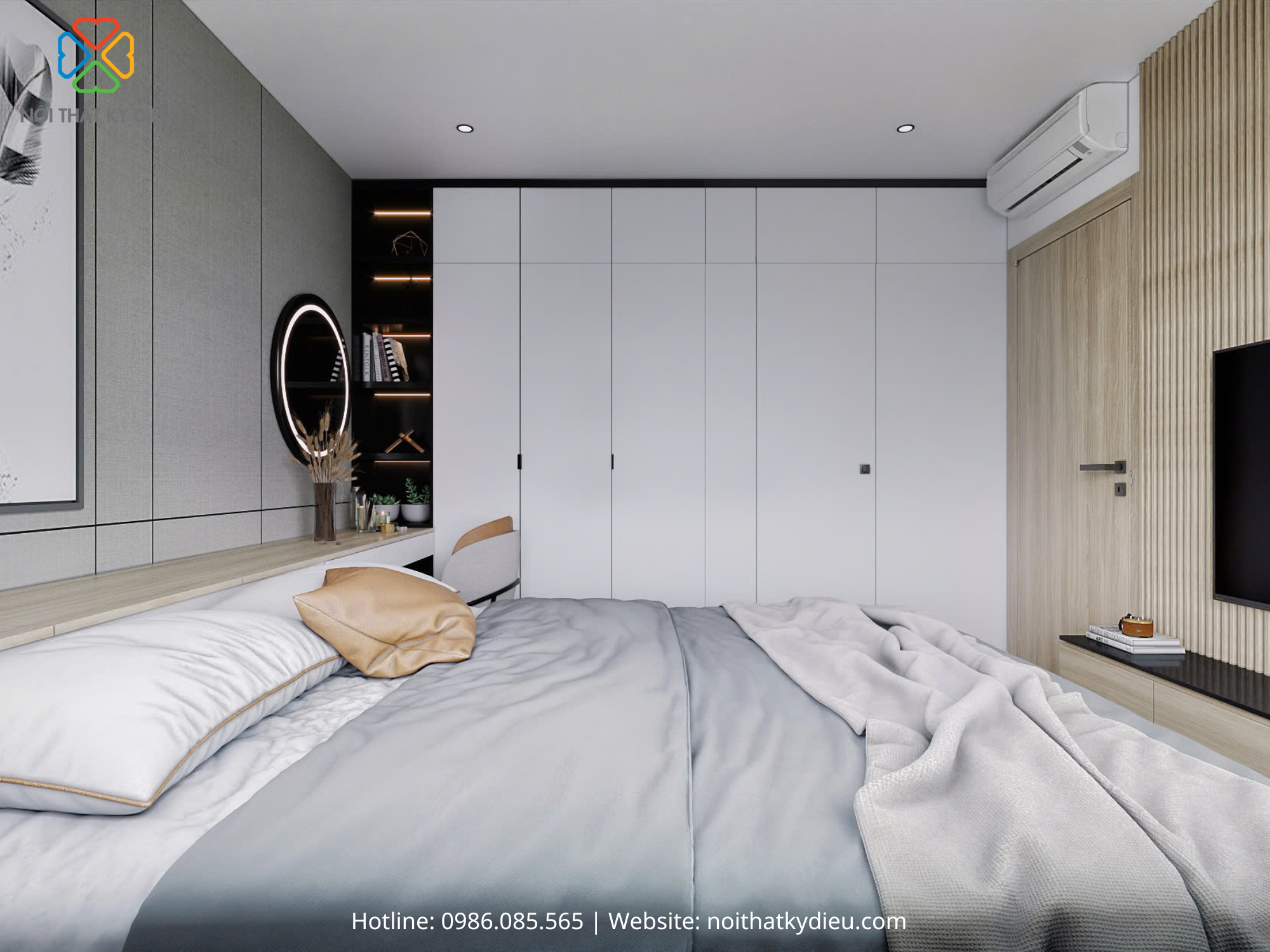 Nâng Tầm Không Gian Sống Với Thiết Kế Nội Thất Căn Hộ 75m2 Hiện Đại Tại Vinhomes Ocean Park 19 392