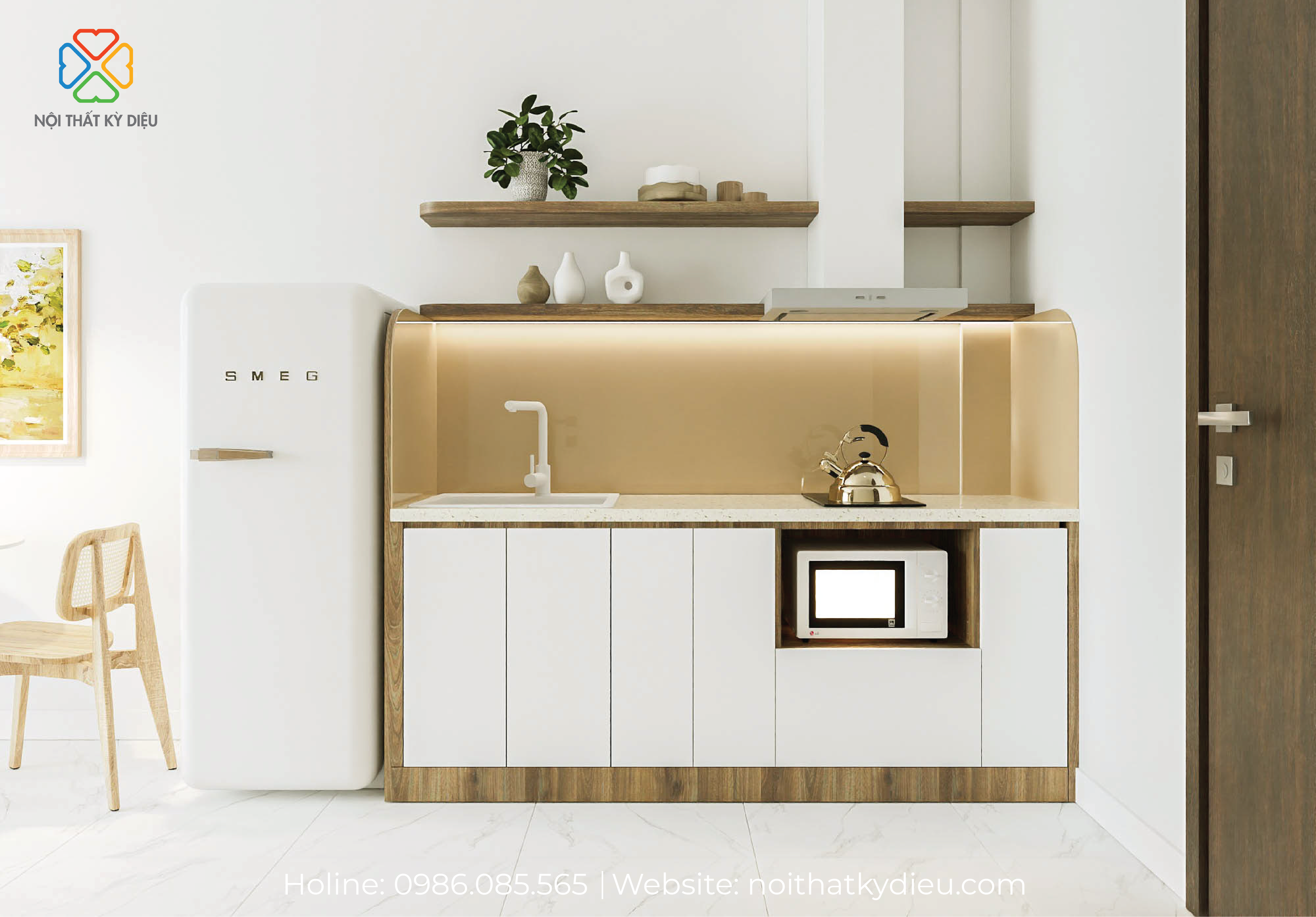 Thiết Kế Nội Thất Căn Hộ 29m² Tại Dự Án Vinhomes Grand Park 5 chen logo 04