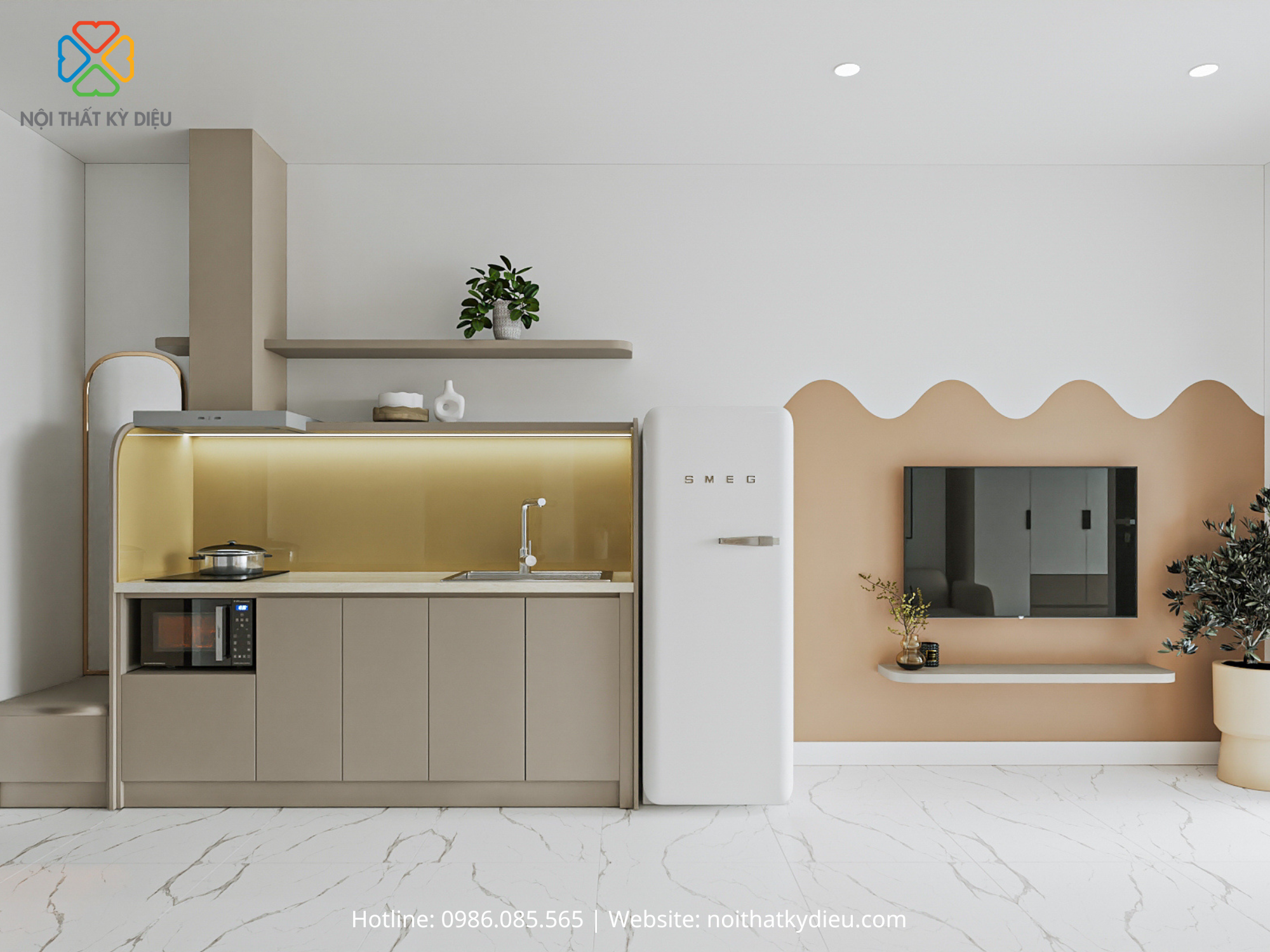 Giải Pháp Thiết Kế Tiện Nghi Và Phong Cách Tại Căn Hộ Vinhomes Grand Park Quận 9 4 430