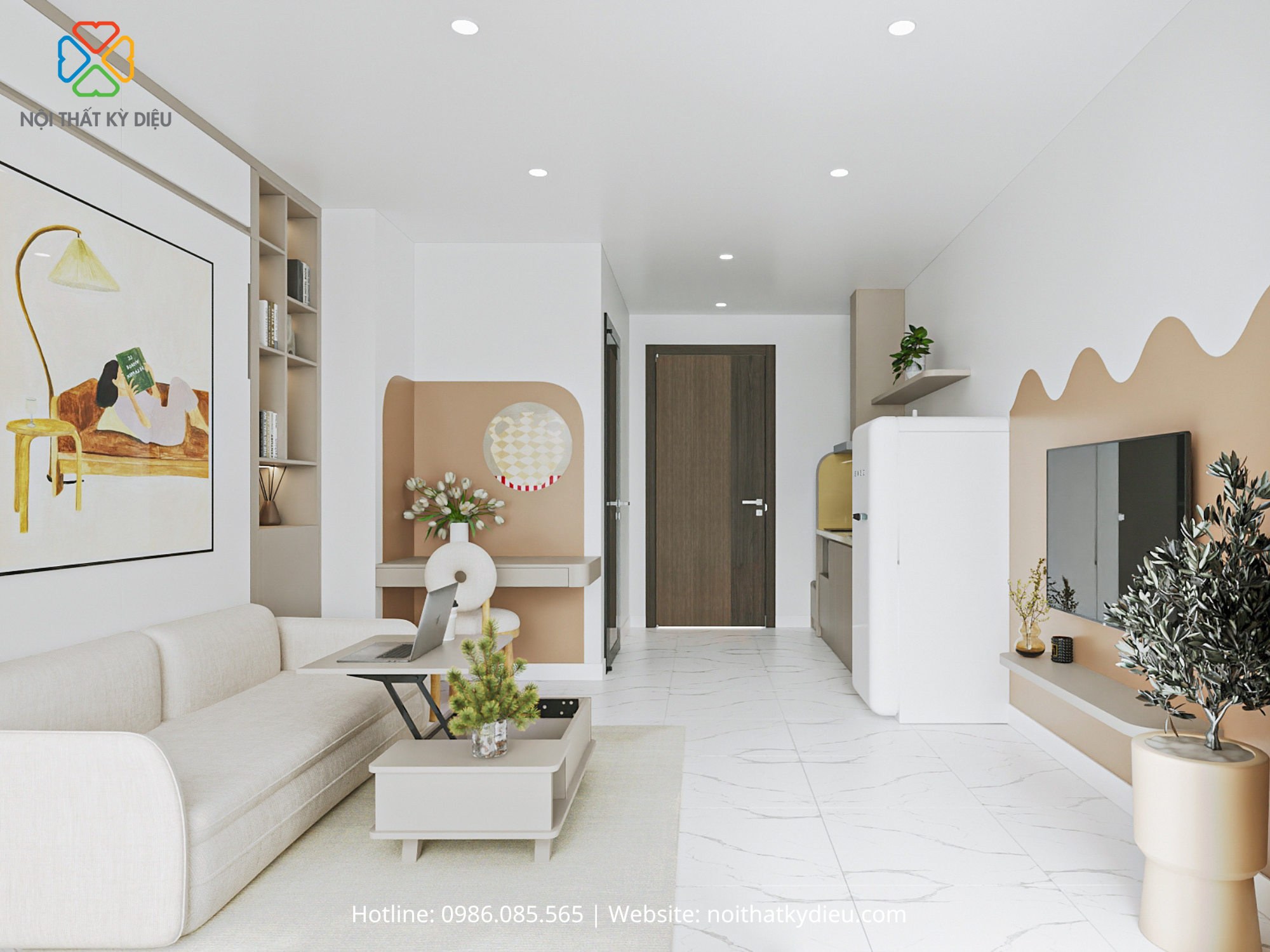 Giải Pháp Thiết Kế Tiện Nghi Và Phong Cách Tại Căn Hộ Vinhomes Grand Park Quận 9 6 432