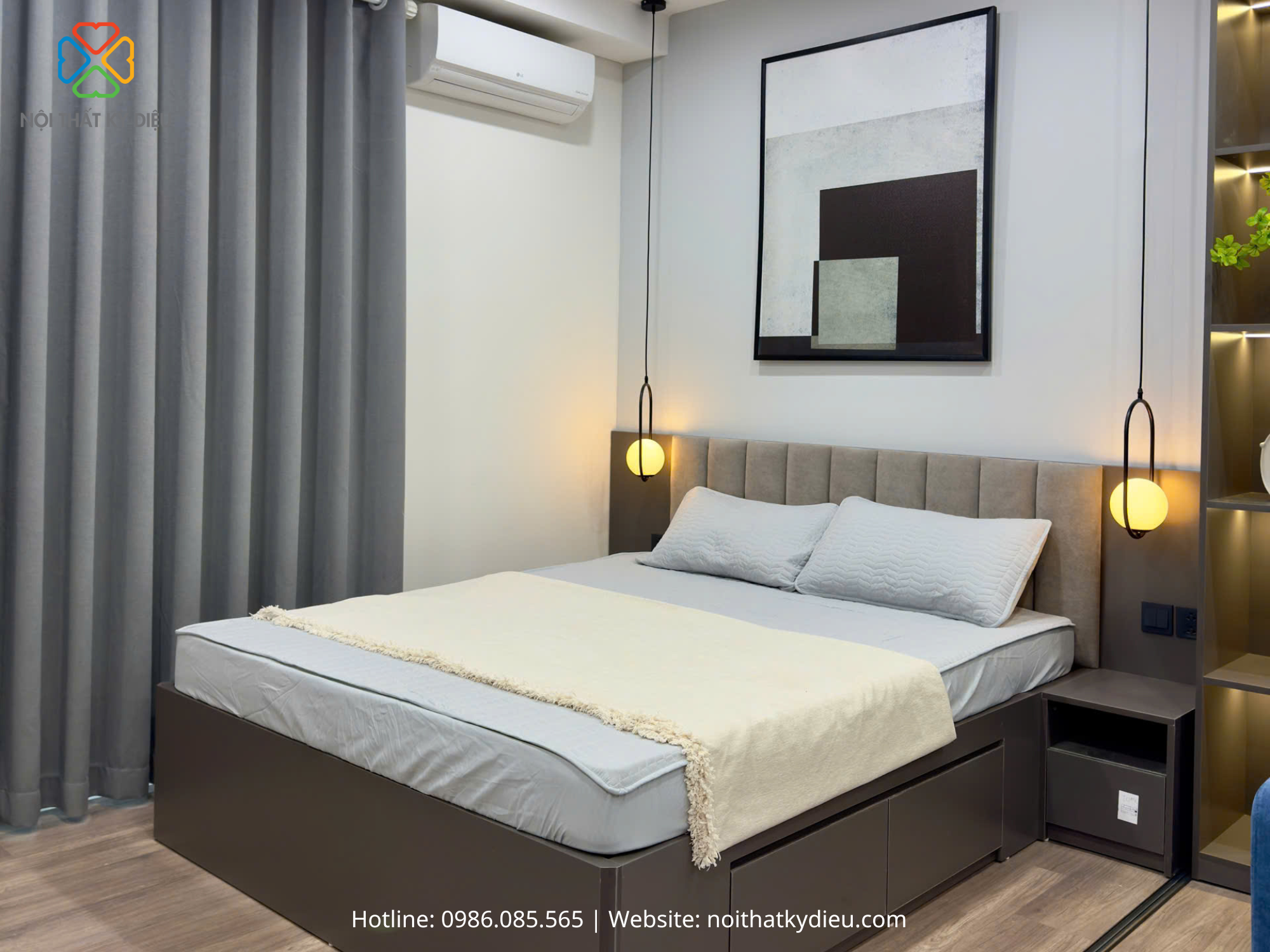 Sáng Tạo 2 Phòng Ngủ Trong Thiết Kế Căn Hộ Nhỏ Tại Soho Heritage West Lake Tây Hồ 14 468