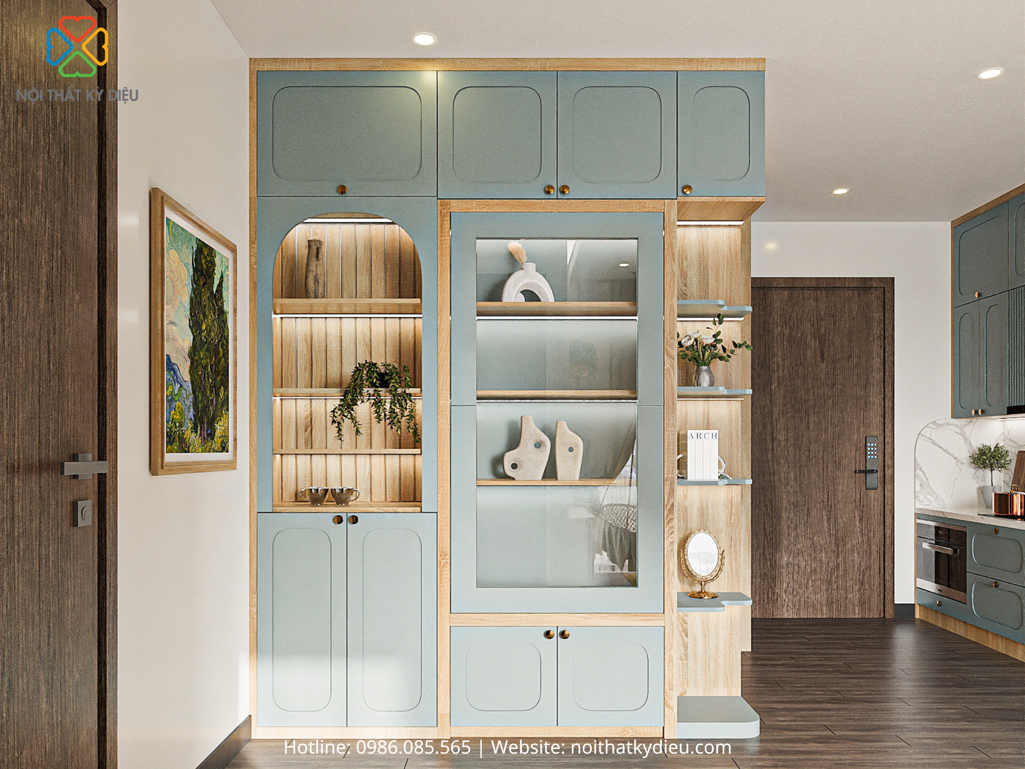 Thiết Kế Không Gian Sống Hoàn Hảo Giữa Nhịp Sống Hiện Đại Cho Căn Hộ 60m2 7 457