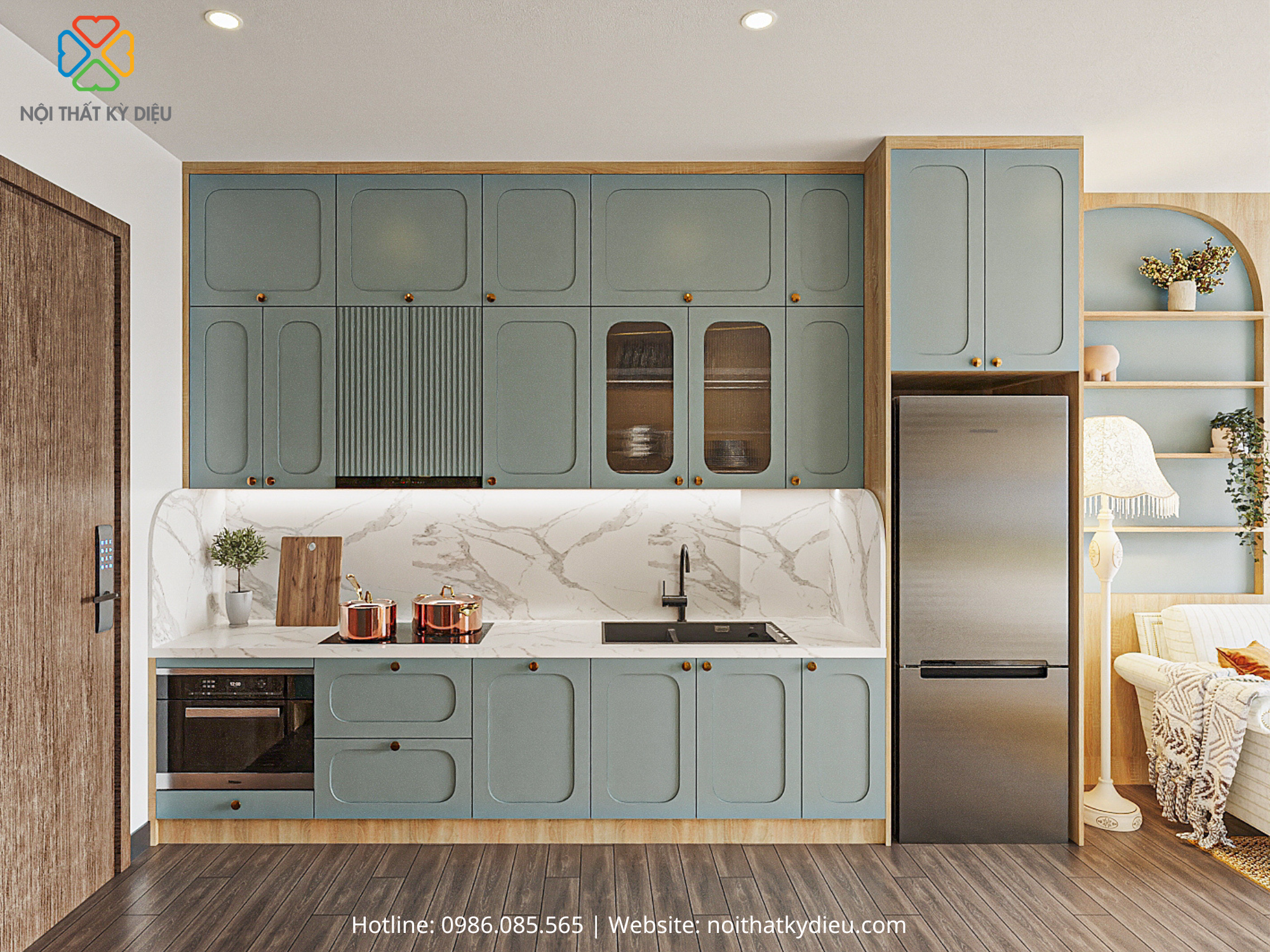 Thiết Kế Không Gian Sống Hoàn Hảo Giữa Nhịp Sống Hiện Đại Cho Căn Hộ 60m2 10 460