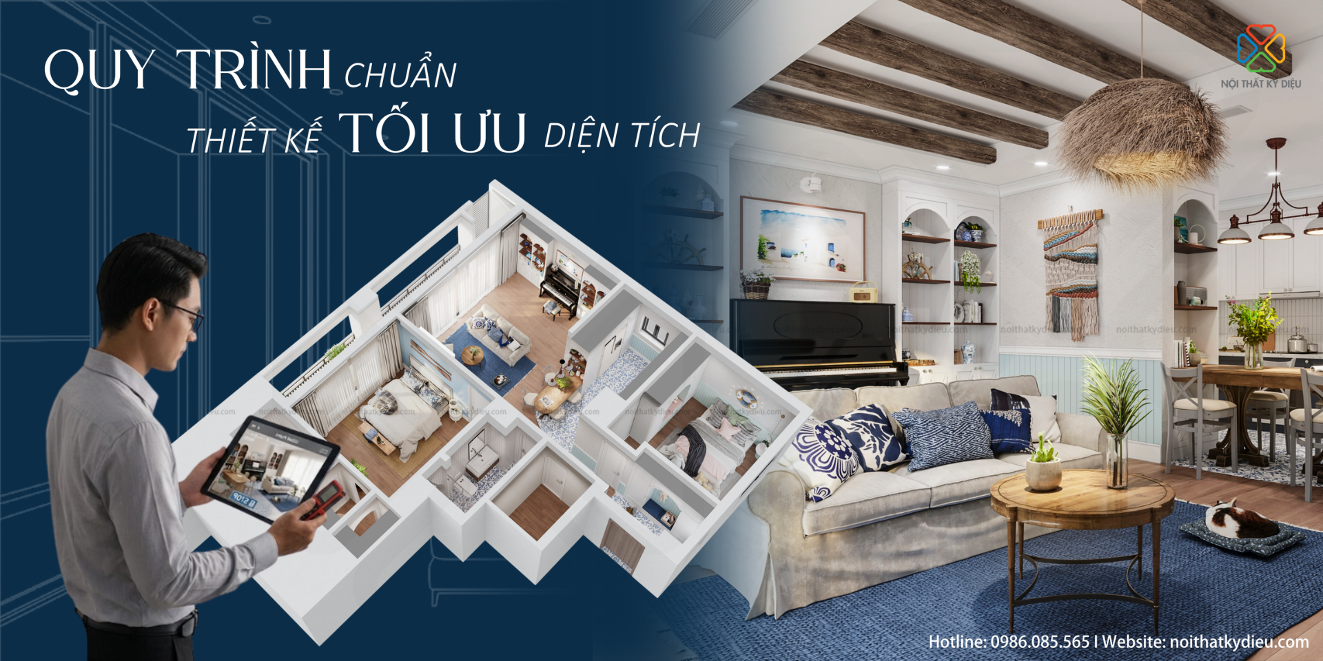 Quy trình thiết kế nội thất chuẩn và thi công trọn gói tại Nội Thất Kỳ Diệu 1 Thiet ke chua co ten 4