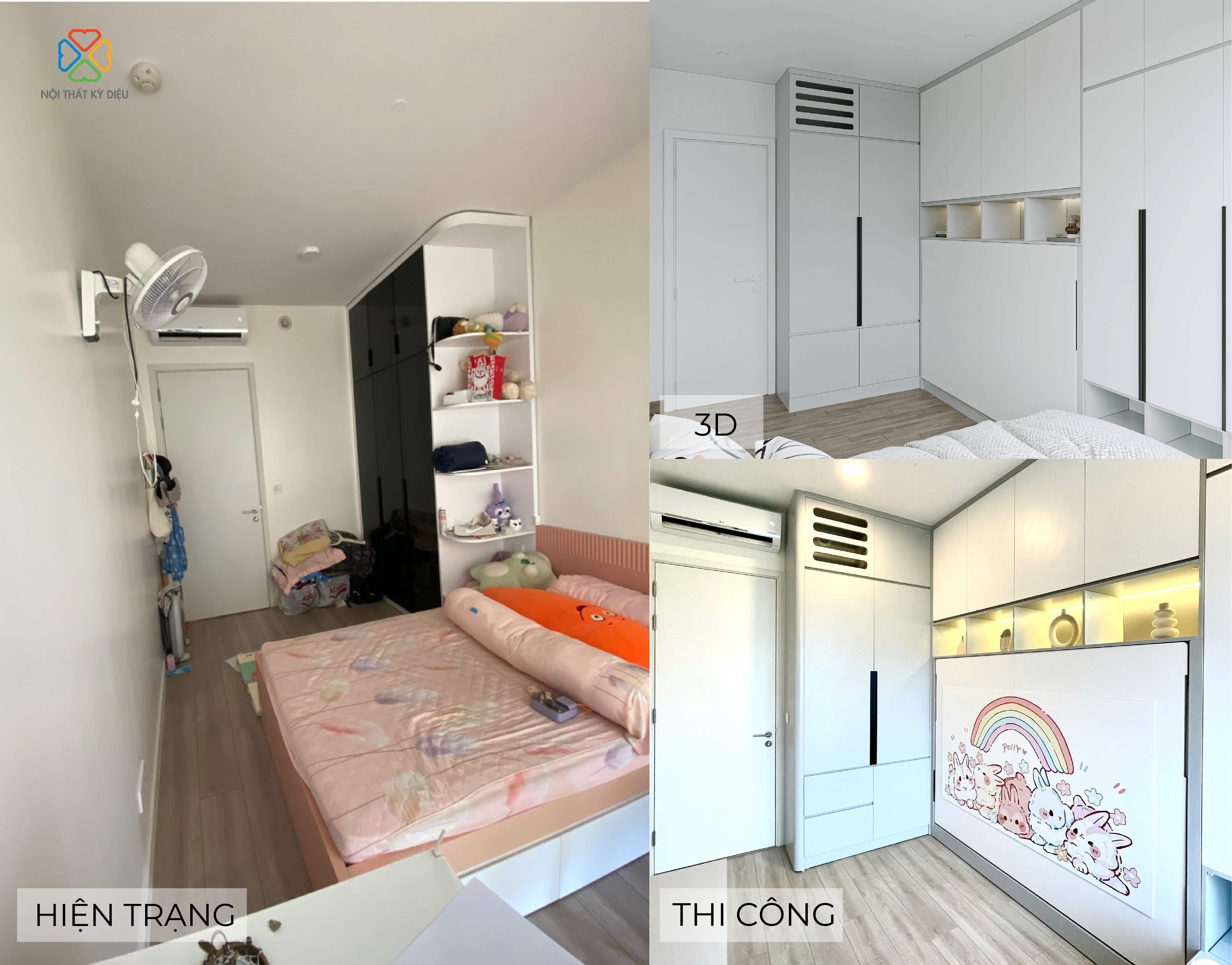 Thiết kế phòng ngủ 12m2 cho 2 bé: 5 cách tối ưu không gian bố mẹ nên biết 2 cải tạo phòng ngủ 12m2 cho 2 bé gái